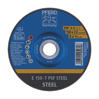 Wheel Grinding Steel E 150-7 A 30 P PS-FORTE 414536 62015628
