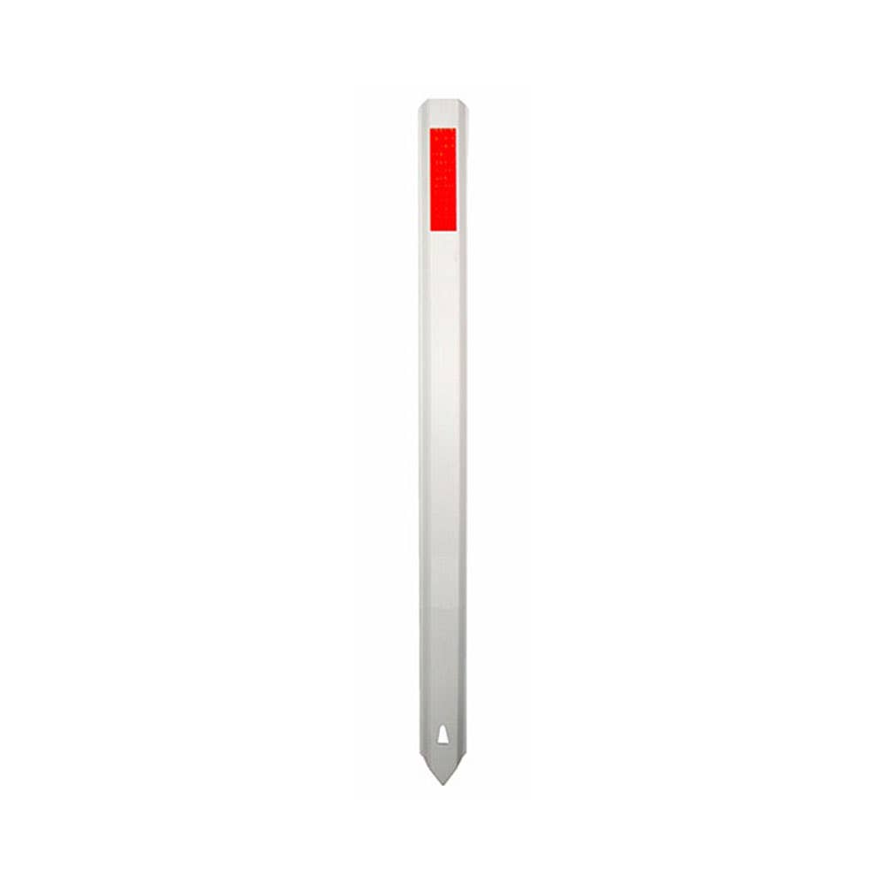 PVC Guide Post Red/White Delineators 3mm x 1.35m 442347 A0873