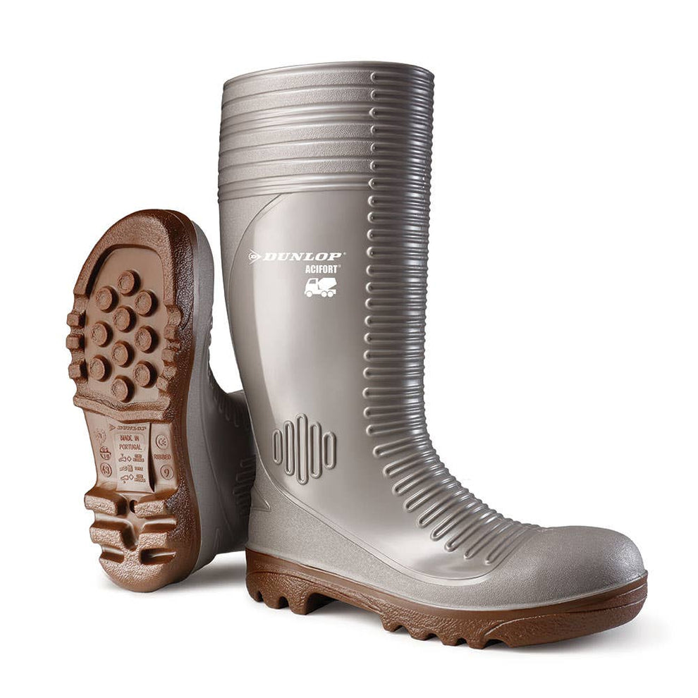 Acifort® Concrete Full Safety PVC Gumboots – ATOM