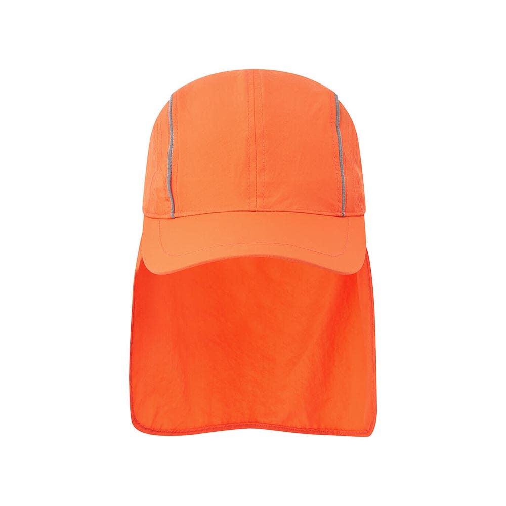 Sun Cap Ha22 Orange With Neckflap_608882_Ha22 orange