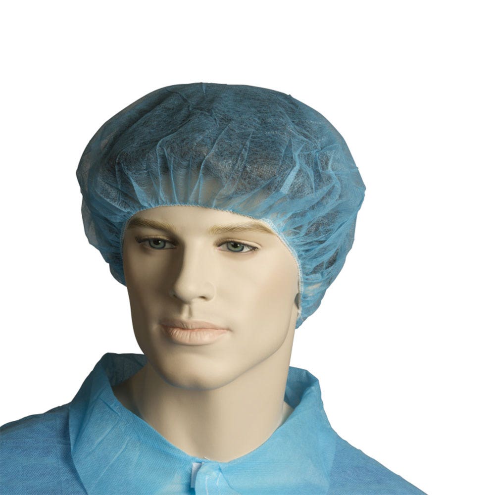 Polypropylene Disposable Hair Net Round White 24'' Pk 1,000 79901016 BNR21125