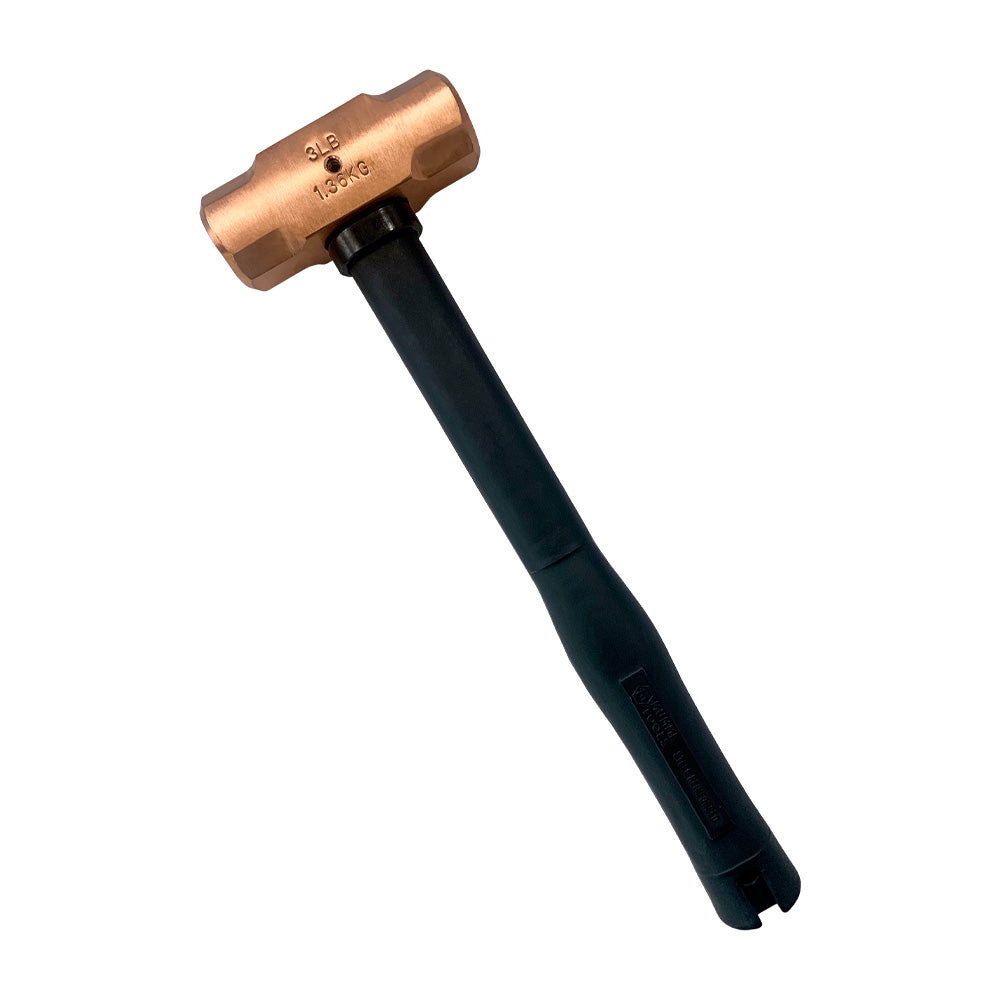 Copper Faced Hammer Fibreglass Handle Rubber Grip 400mm 1.36kg_60014383_5HCFRH03