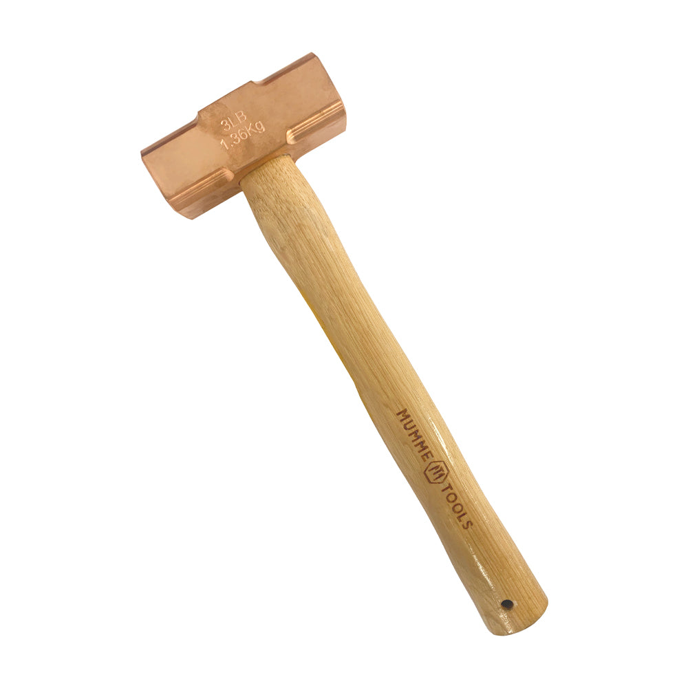 Hammer Copper Wooden Handle 1.36kg 3lb 350mm Mumme_60014380_5HCH03