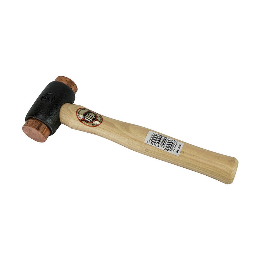 Soft Face Copper Hammer with Wooden Handle 0.8kg 32 x 270mm 40039649 508936
