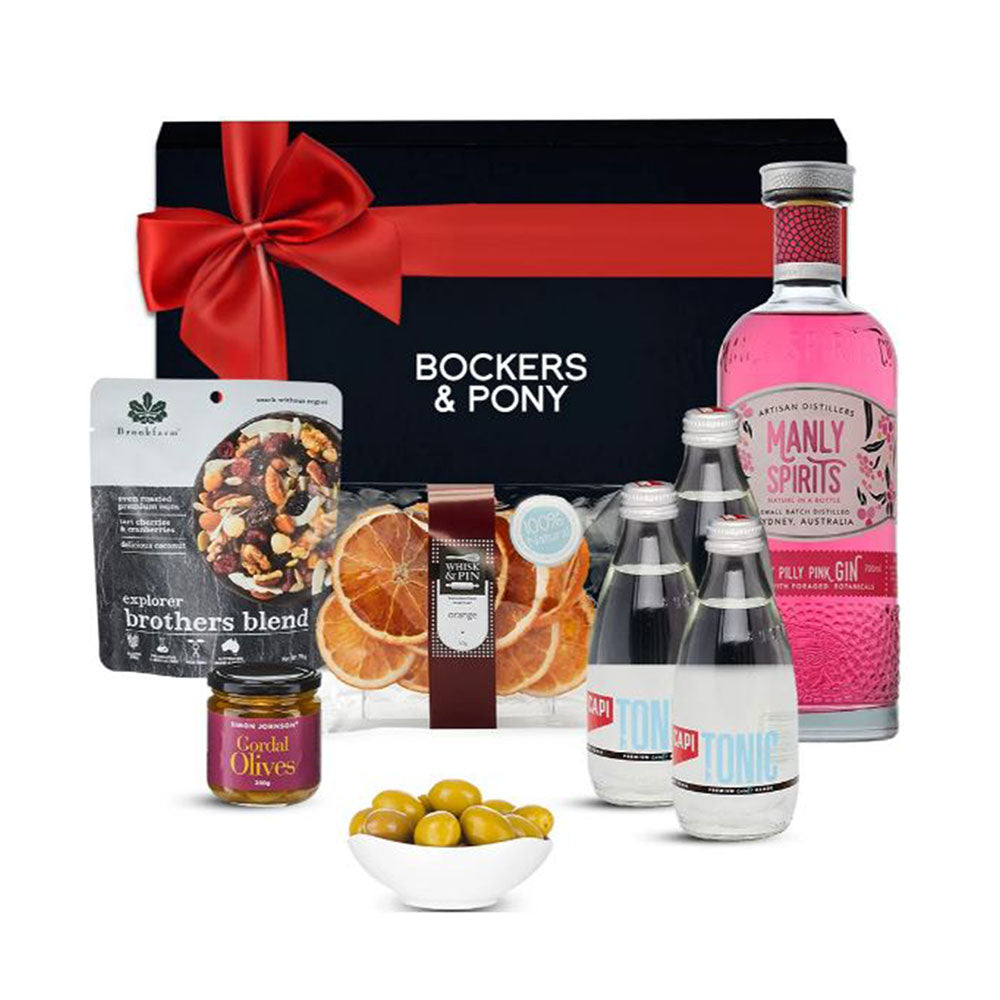 Bibbulmun Hamper Gin Lovers Gift & Manly Spirits Lilly Pilly Pink Gin_40039353_BAP-CUS-GEN-GLMP