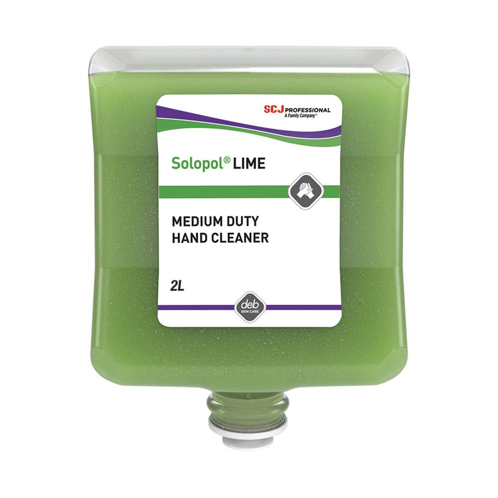 Solopol&reg; Lime Medium Duty Hand Cleaner 2L 92760005 LIm2LT