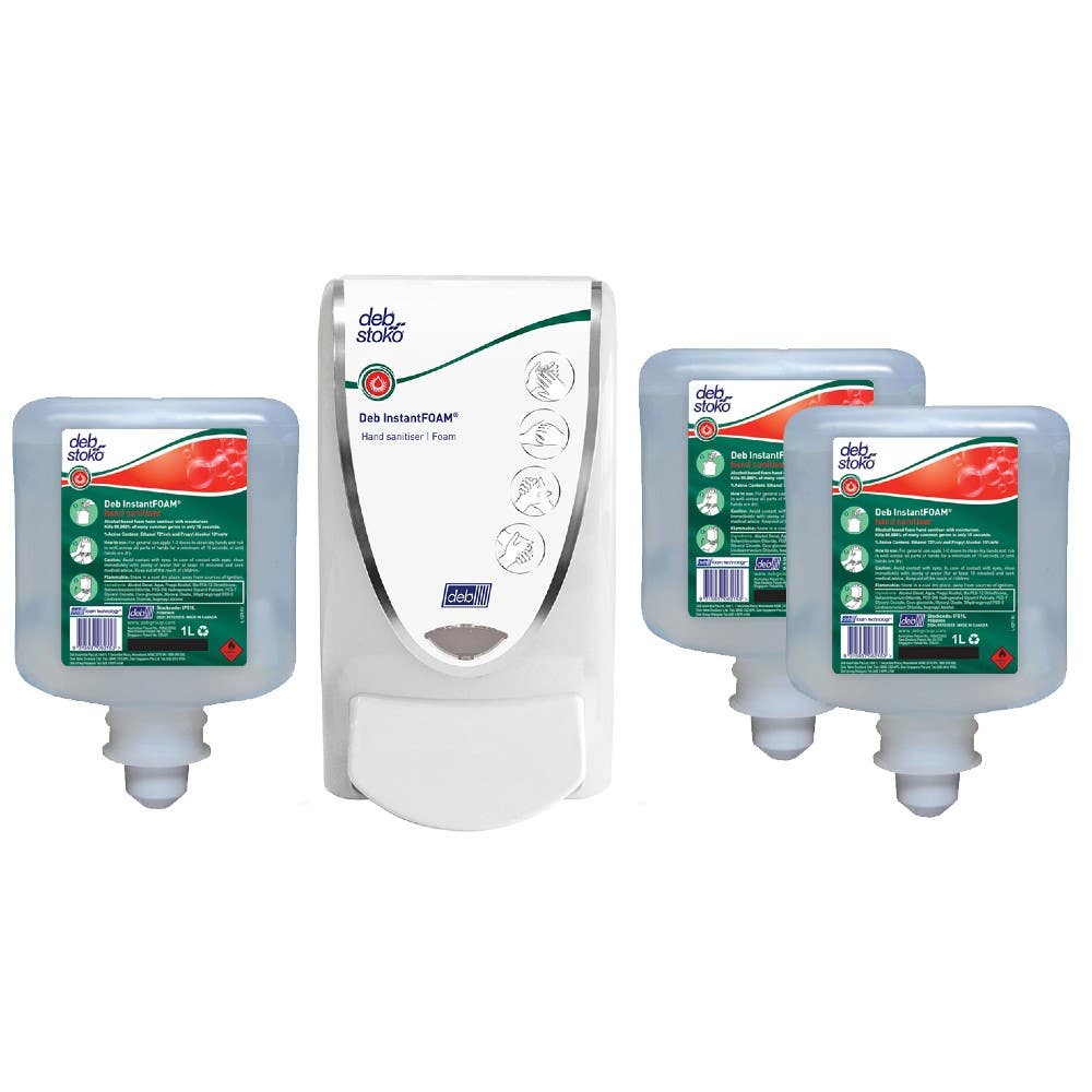 Sanitiser InstantFOAM Starter Pack 1L 40008624 4510