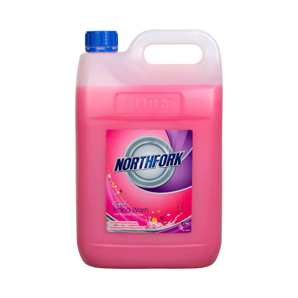 Liquid Hand Soap Low Scented Pink 5L 1032968 635010700