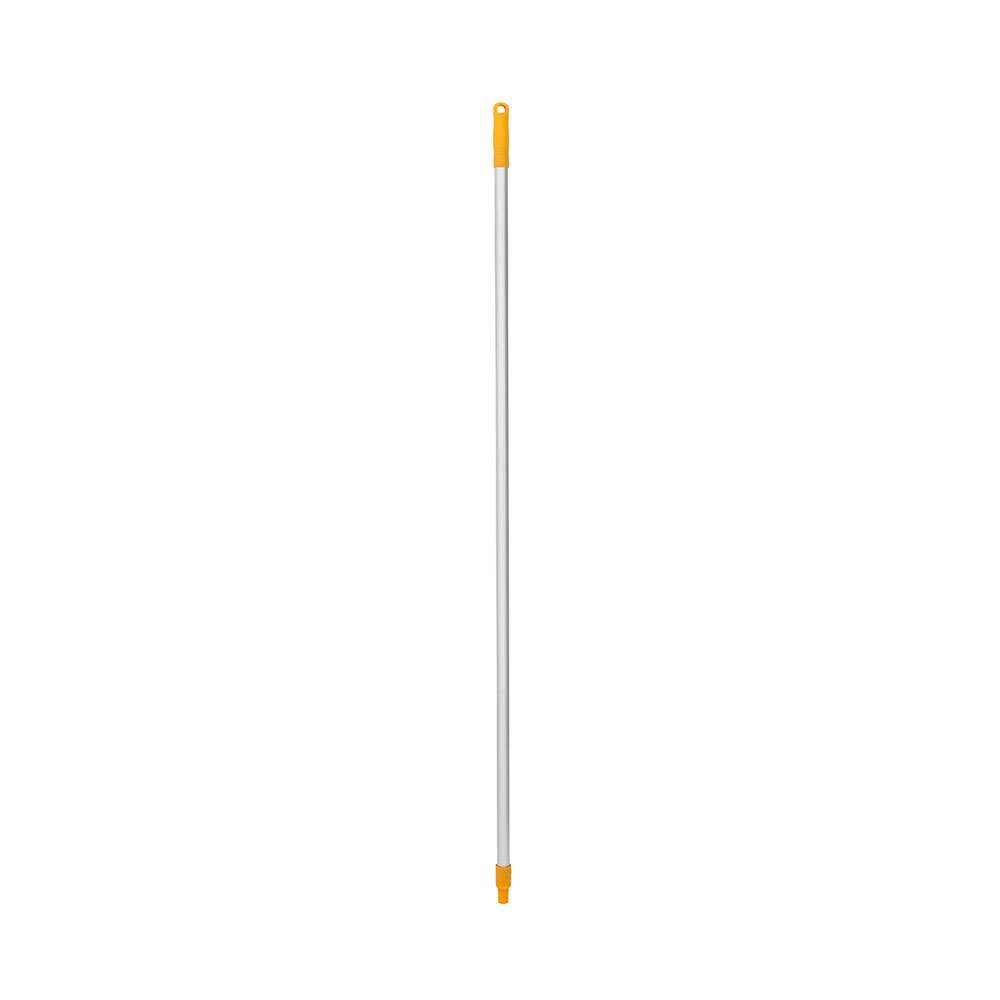 Aluminium Mop Handle 150cm 25mm Thread Yellow 1046732 12044