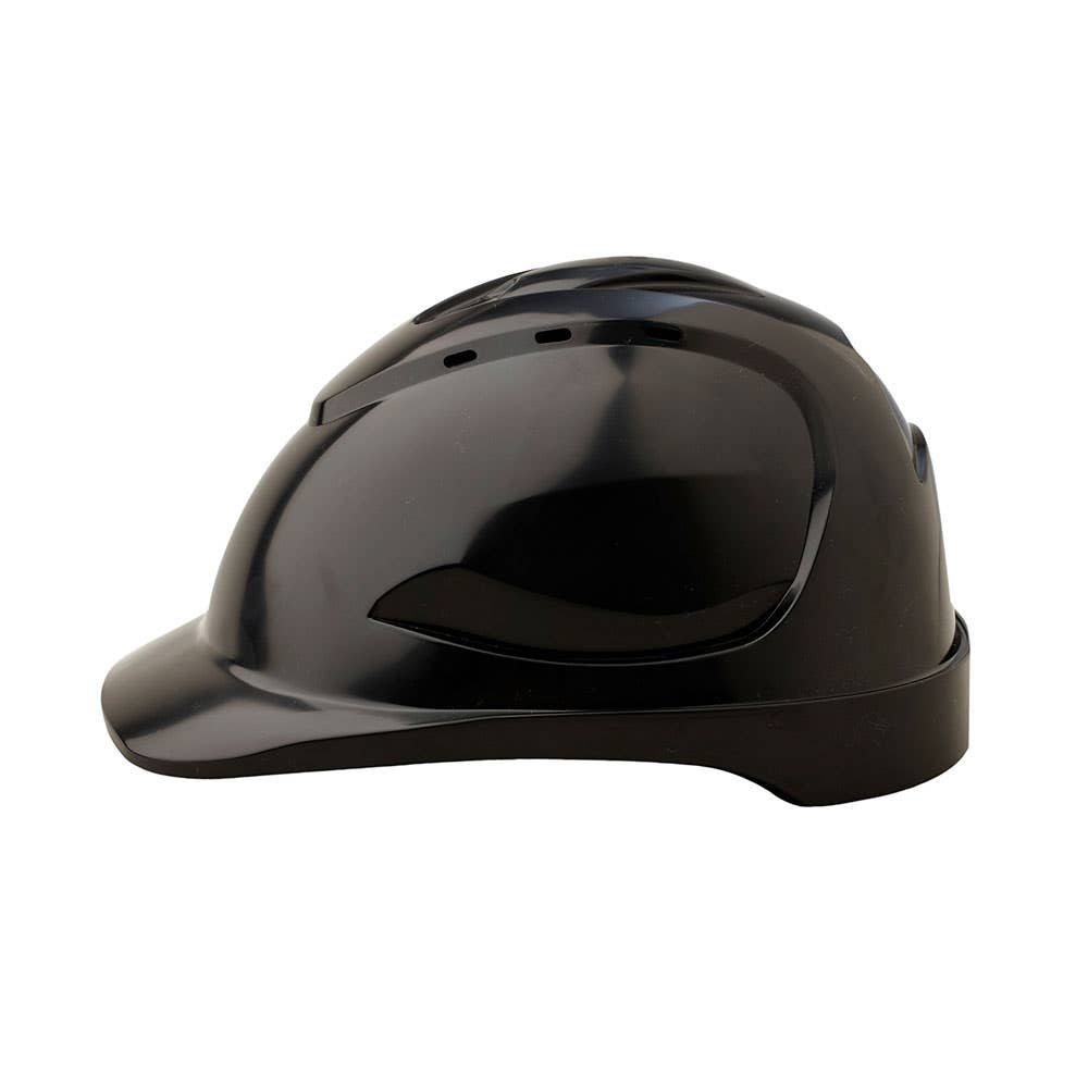 Hard Hat Vented Angled Peak 6 Point Black ProChoice 31040005 HHV9-BK