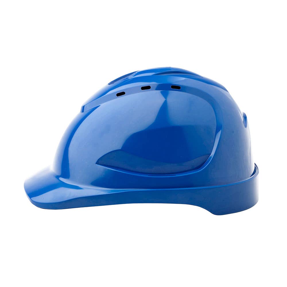 Hard Hat Vented Angled Peak 6 Point Blue ProChoice 31040006 HHV9-B
