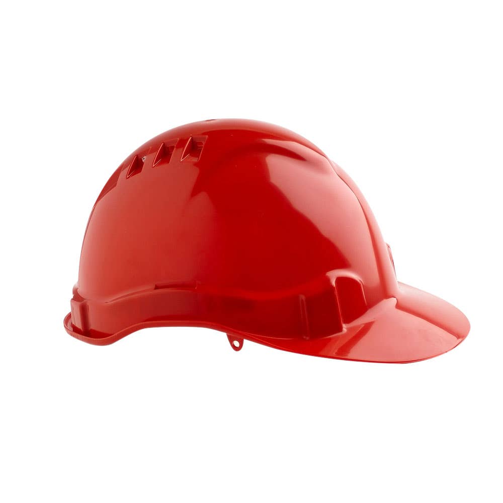 Hard Hat Vented 6 Point Harness Red Prochoice 90070002 HHV6-R