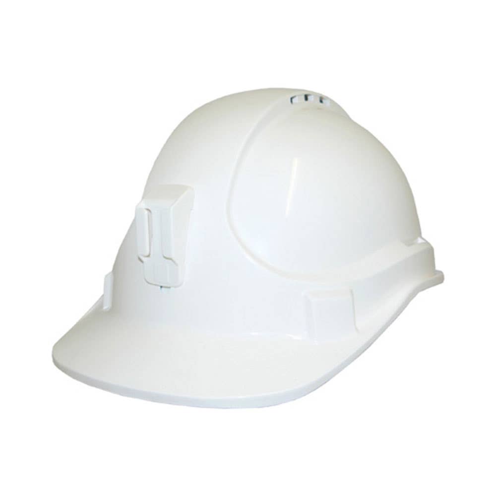 Unvented Hard Hat With Poly Lamp Bracket White 90070011 7012921447