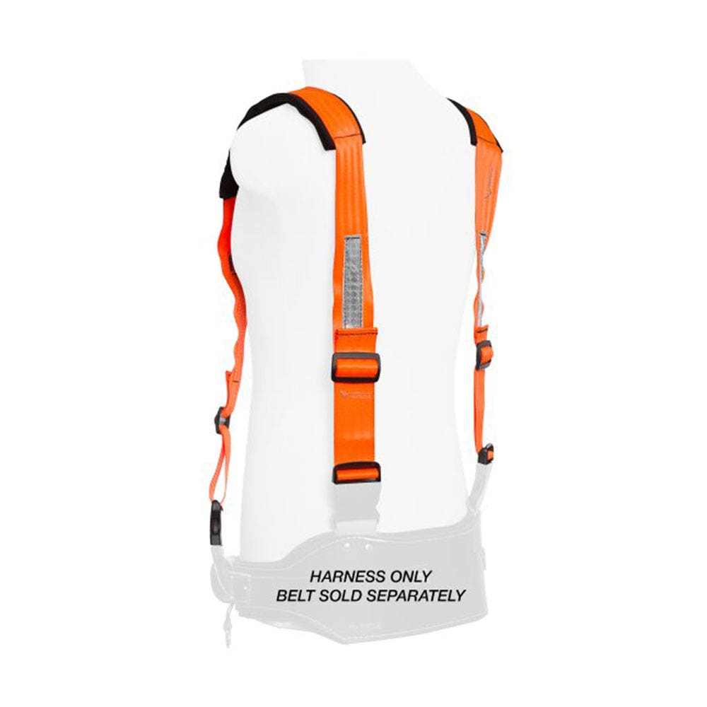 Adjustable Webbing Harness For Miners Belt Reflective Tape & 50mm Buckles 30000628 207HP