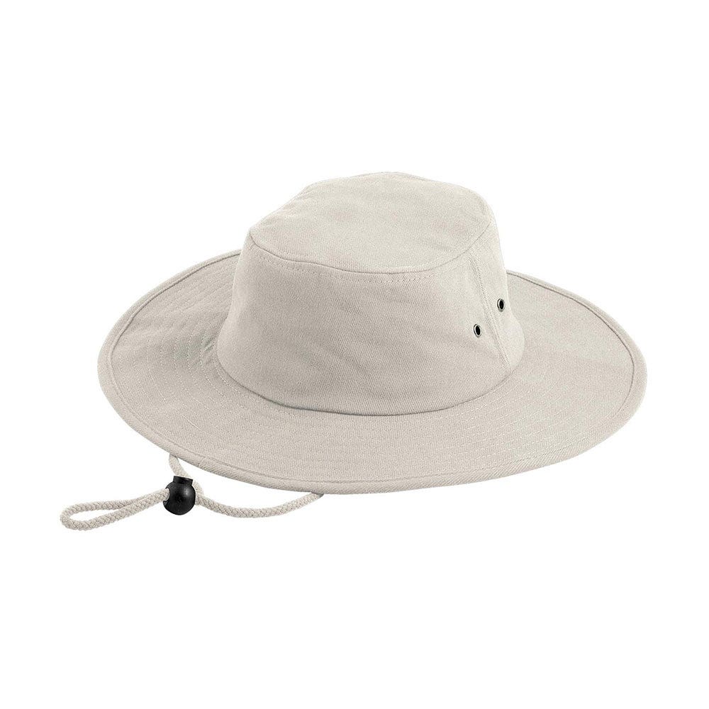 4287 Wide Brim Brushed Cotton Hat 4287