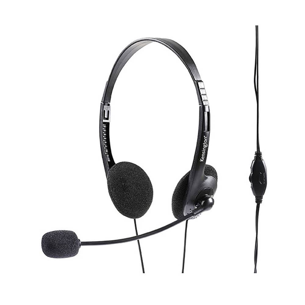 Headphones With Mic and Volume Black Kensington  33467 40044275 33467