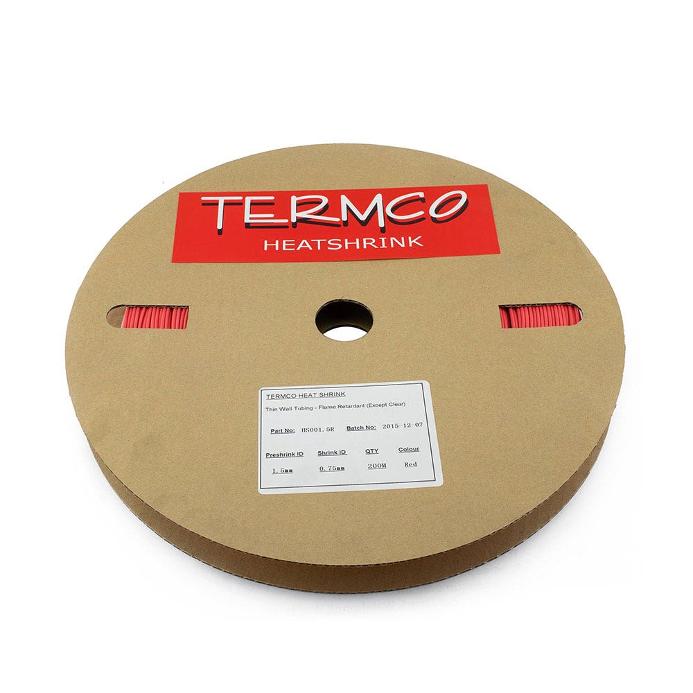 Heatshrink Thin Wall XLP Flame Retardant 12.7-6.4mm X 1.2m Blue 95251151 HSC013BLUE