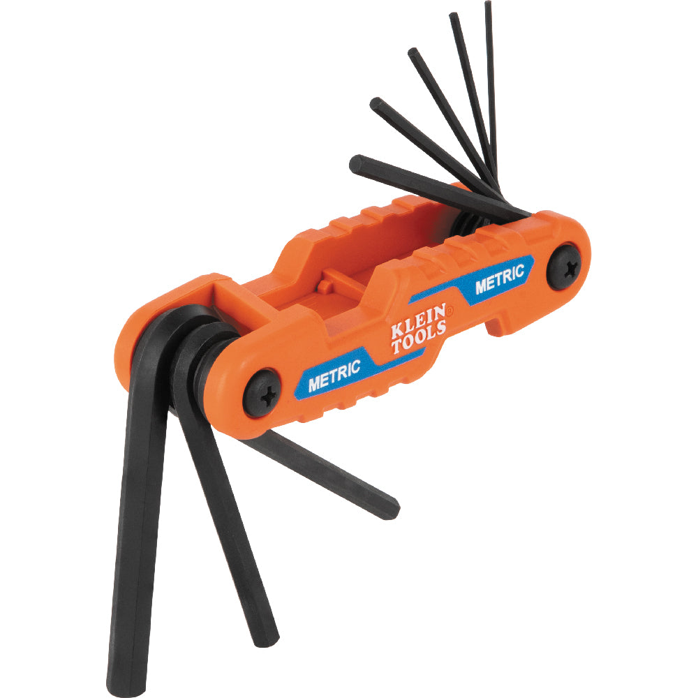 Hex Key Set Compact Folding Klein Tools   A-70540M_40059745_A-70540M