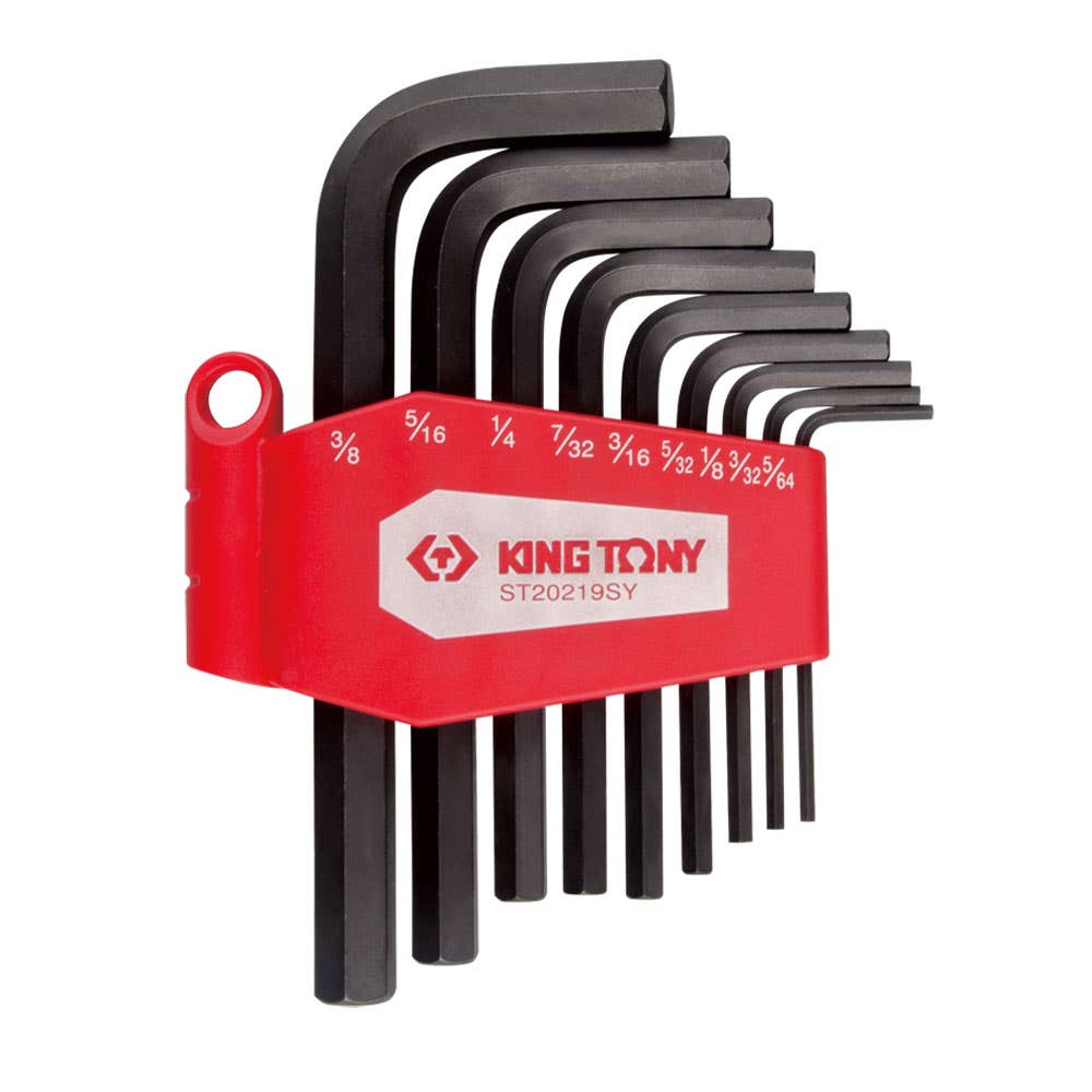 Hex Key Set Short Imperial 5/64 - 3/8'' 9 Piece 64810026 ST20219SY