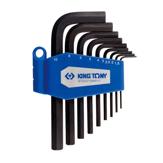 Hex Key Set Short Metric 1.5 - 10mm Black 9 Piece 64810025 ST20219MY1