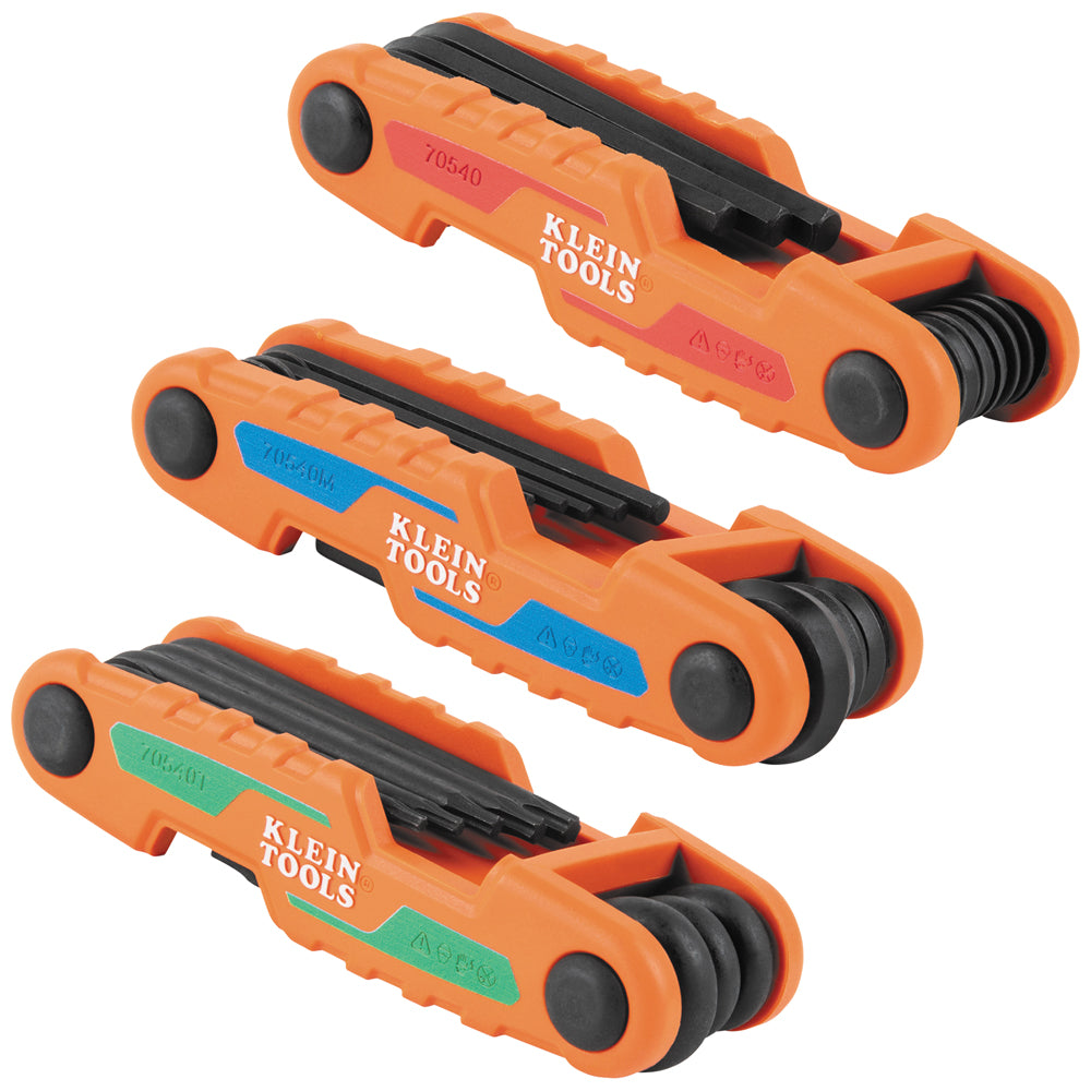 Hex Key Set Compact Folding Klein Tools   A-70543_40059748_A-70543