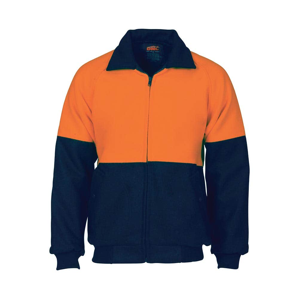 Jacket 2XL 21oz 90% Wool Blend HiVis Orange Navy Bluey_310440_3869-O/N-2XL