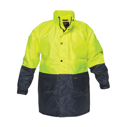 Jacket Hi Vis Day Compliant Waterproof Yellow/Navy 2XL 90011359 MJ206-Y/N-2XL