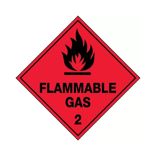 Sign FLAMMABLE GAS 2 Diamond 270 X 270mm Metal_239816_HLTM102.1M