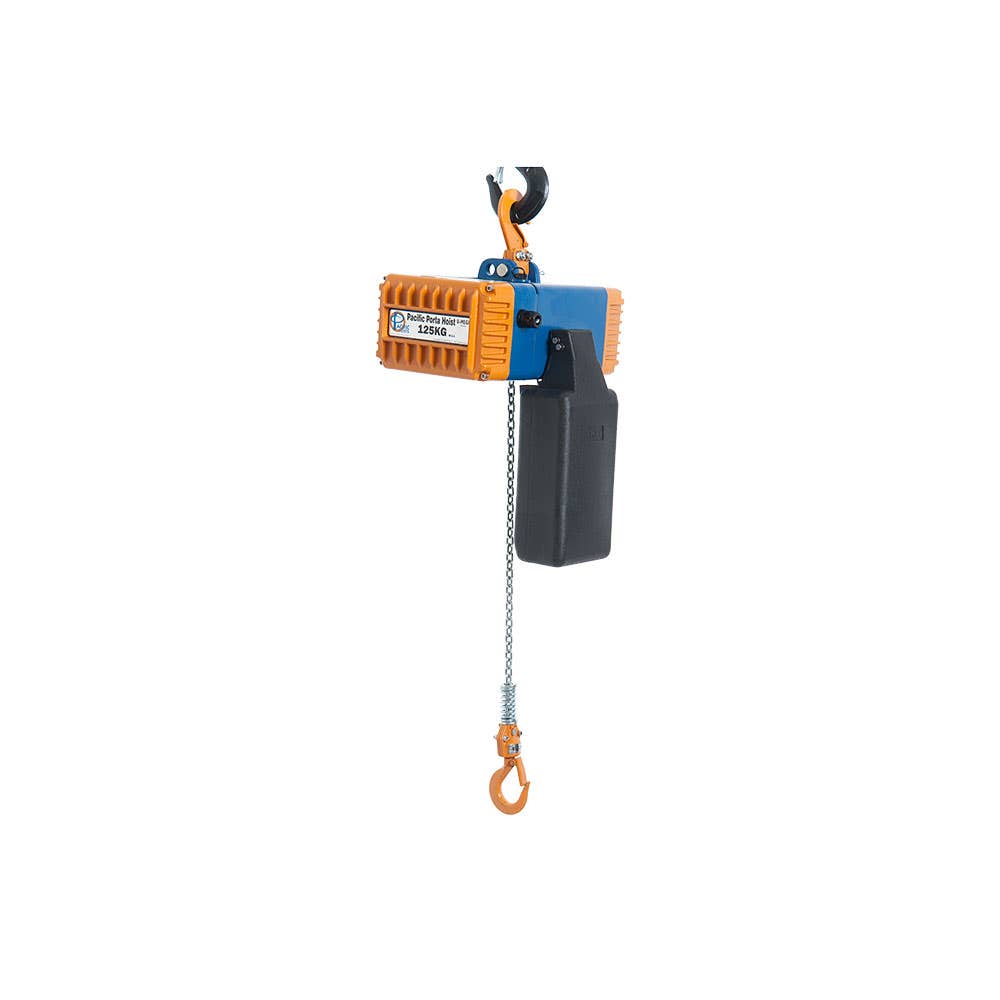 Chain Hoist Electric Portable 240V 300W 6m 125kg Porta Hoist 175841 PPH125