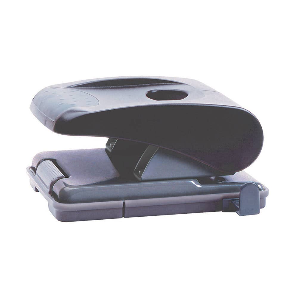 2 Hole Paper Punch with Guide 20 Sheets Black 38230300 88026A