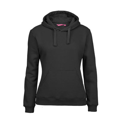 Jumper Hoodie Womens Fleecy Poly/Cotton Rich 310gsm Black 10 JB's Wear 40004049 3FH1-BLK-10