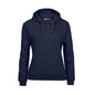 Jumper Hoodie Womens Fleecy Poly/Cotton Rich 310gsm Navy 10 Jb's Wear 439235 3FH1-NAV-10