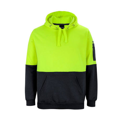 Hi Vis Pull Over Hoodie Lime Black - 2XL 36014222 6HVPH-LIM/BLK-2XL
