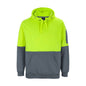 Hi Vis Pull Over Hoodie Lime/Grey - 2XL 6HVPH 464761 6HVPH 2XL