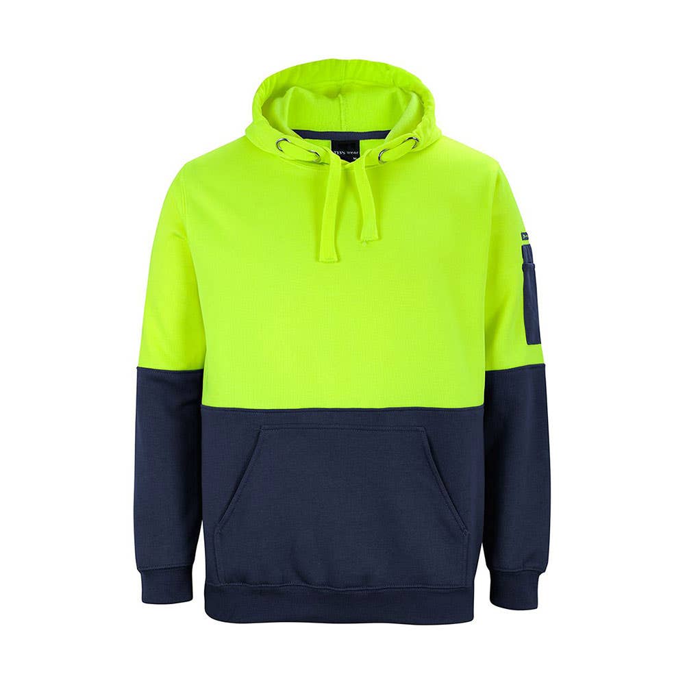 Hi Vis Pull Over Hoodie Lime Navy - 2XL 36014227 6HVPH-LIM/NAV-2XL