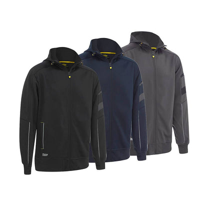 BK6925 Fleece Zip-Front Hoodie & Sherpa Lining_BK6925