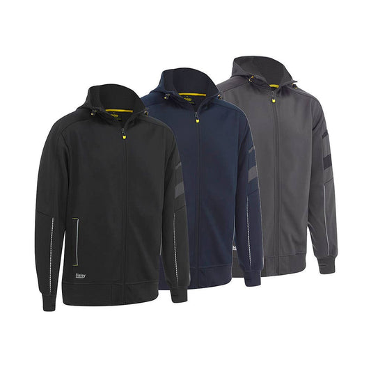 BK6925 Fleece Zip-Front Hoodie & Sherpa Lining_BK6925