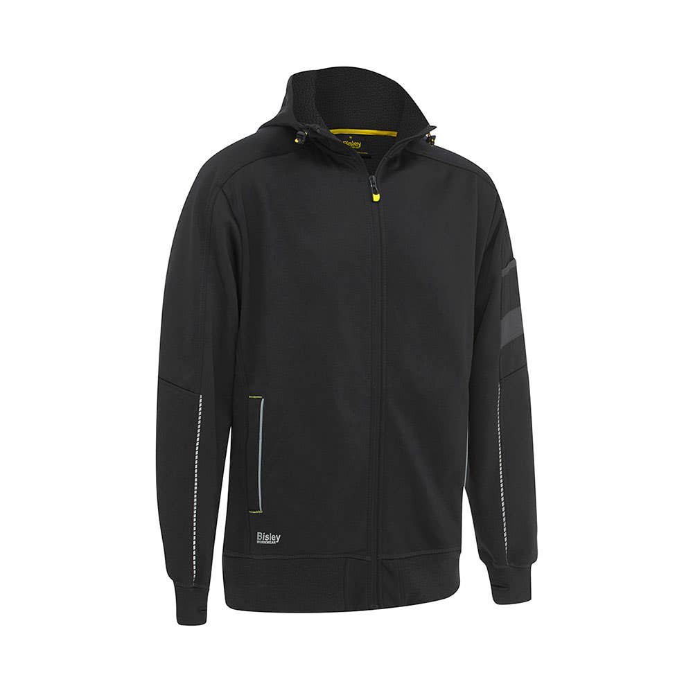 Jumper Hoodie Work Fleece Sherpa Front Zip Bisley 2XL Black BK6925_BBLK2XL_40022012_BK6925_BBLK2XL