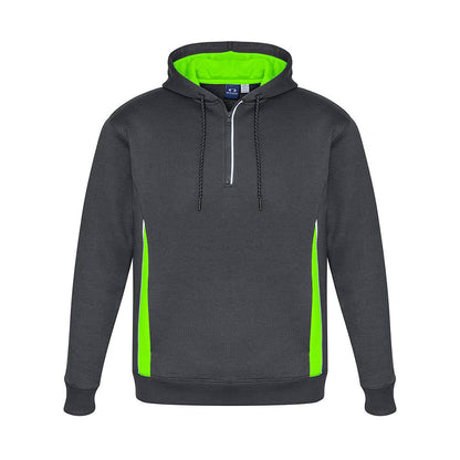 Hoodie Adults Biz Renegade Grey/Fluoro Lime/Silver 2XL Biz_511473_SW710M-GRY/LIM/SLV-2XL