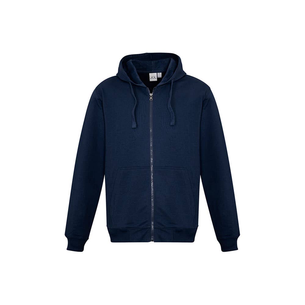 Biz Collection Mens Crew Zip Hoodie - Navy - 2XL 36019148 SW762M-NAV-2XL
