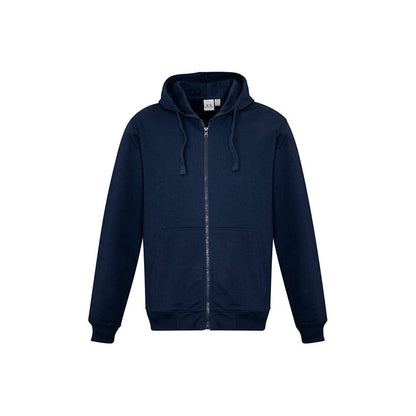 Biz Collection Mens Crew Zip Hoodie - Navy - 2XL 36019148 SW762M-NAV-2XL