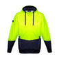 Hoodie Pullover Hi Vis Poly/Cotton 300gsm Jacquard Yellow/ Navy L 543858 ZT477-Y/N-L