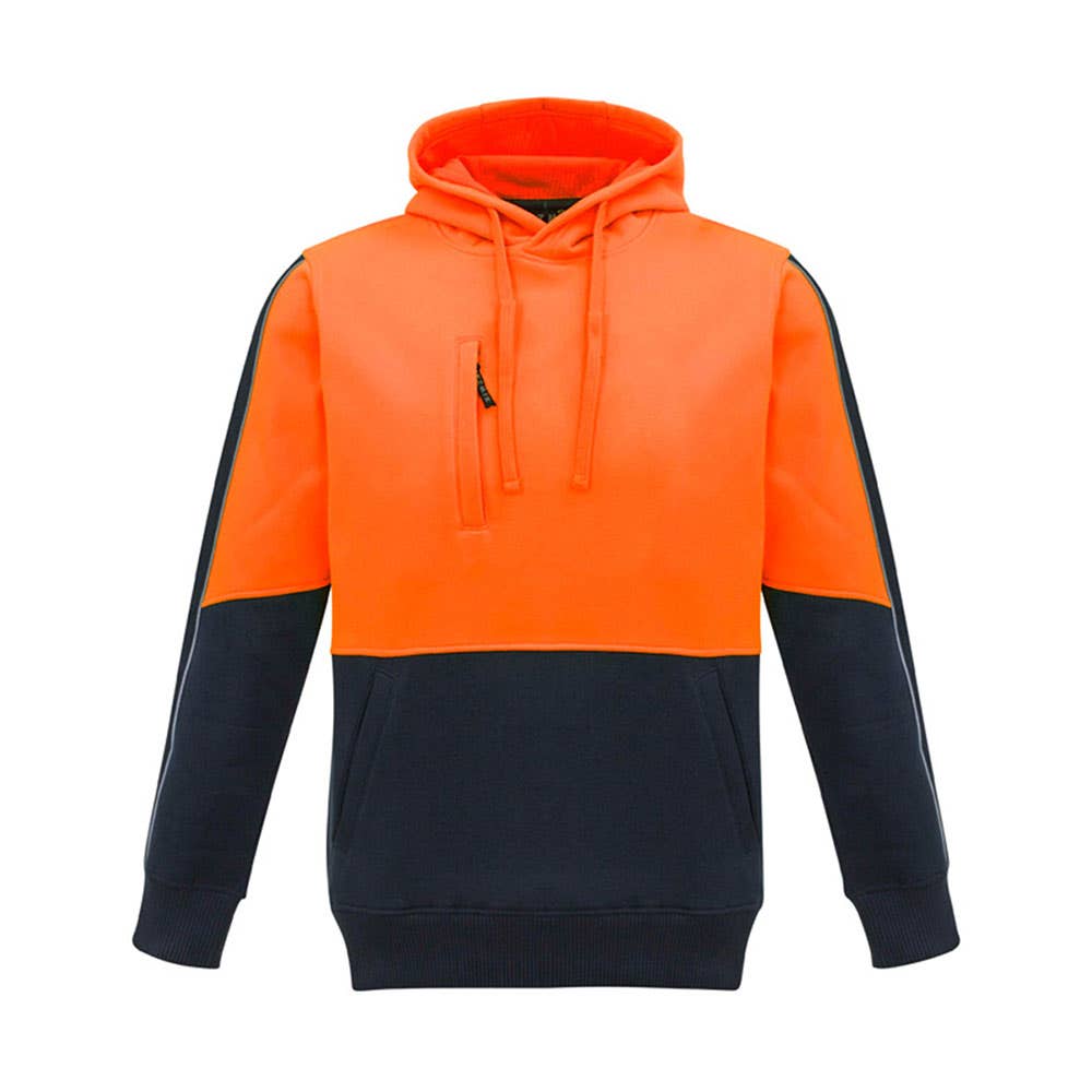 ZT484 Hi-Vis Pullover Hoodie 320gsm Orange/Navy 7XL 526164 ZT484-O/N-7XL