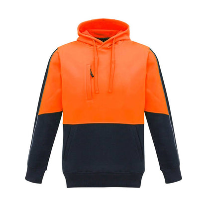 ZT484 Hi-Vis Pullover Hoodie 320gsm Orange/Navy 7XL 526164 ZT484-O/N-7XL