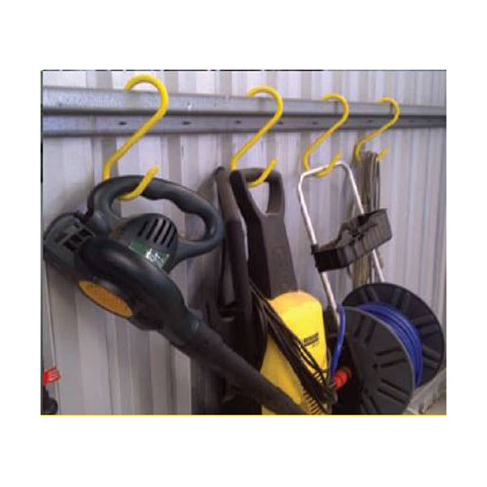 Mega Hook Heavy Duty S-Type Plastic Hanging Hook Yellow 188919 MEGAHOOK
