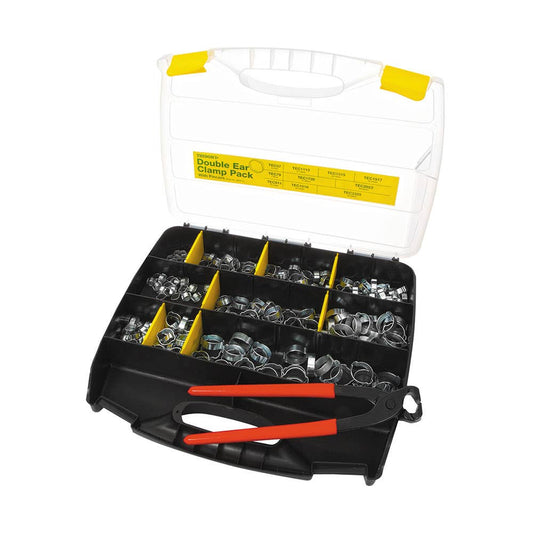 300 Piece Double Ear Hose Clamp & Pincer Kit 94188303 TEC300