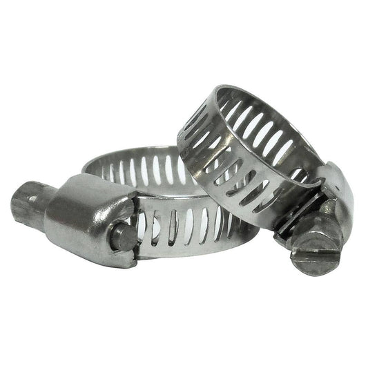 Hose Clamp Perforated Micro Single Bolt Stainless Steel 11 - 22mm 3921002 CLMSS22