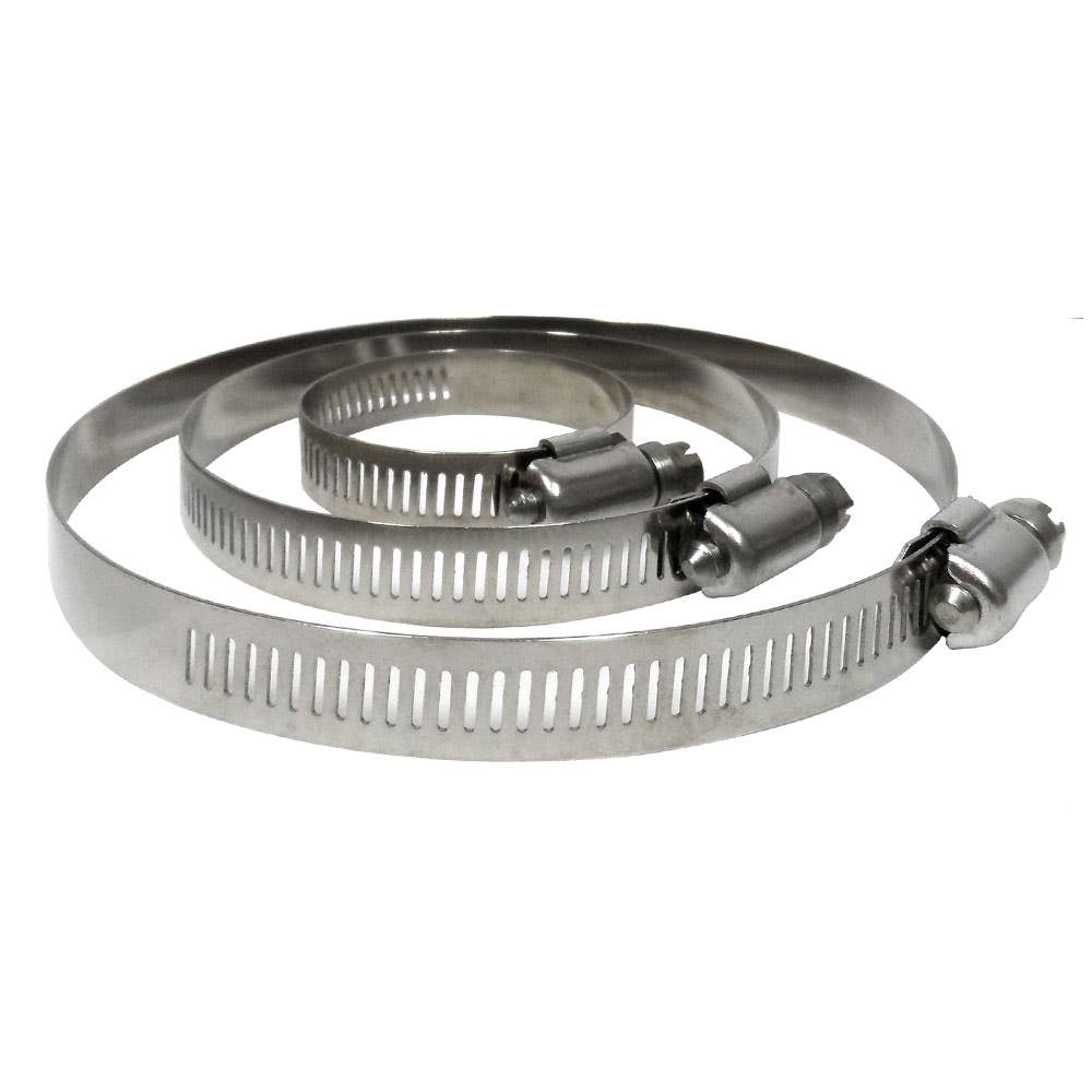 Hose Clamp Perforated Single Bolt Stainless Steel 103 - 127mm 3924004 CLMSS127