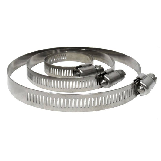 Hose Clamp Perforated Single Bolt Stainless Steel 103 - 127mm 3924004 CLMSS127