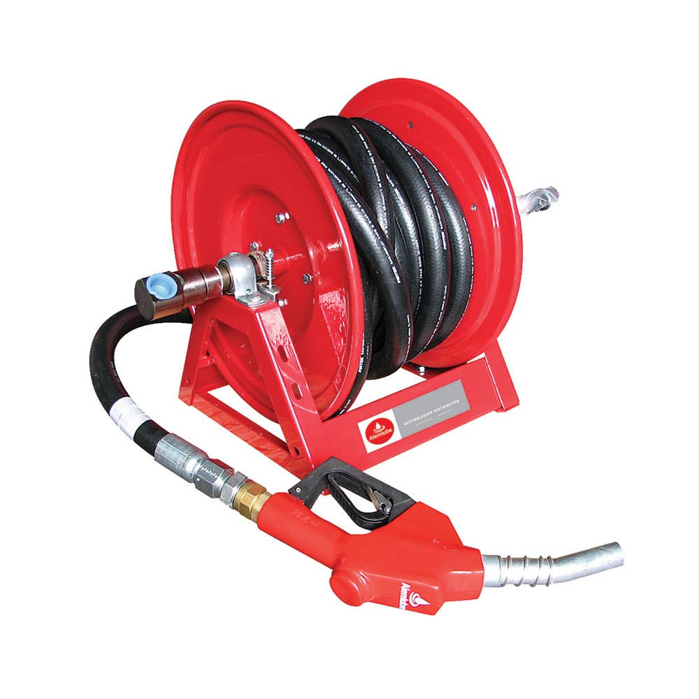 Diesel Hose Reel Auto Shut-Off & Manual Rewind 25mm x 10m 411880 1125-6-35C